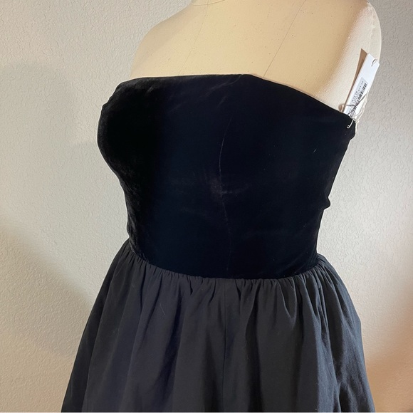 Reformation St. Louis Velvet Dress, Black, size 10 - Picture 8 of 14